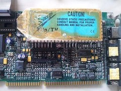 Hauppauge WinTV ISA vintage TV tuner card