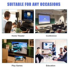 USB C Video Connection Adapter, 4K60Hz Video Adapter Fast Efficient Professional