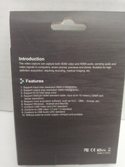 1 HDMI to USB Video Capture Card 1080P Record Phone Game Video Live Streaming US