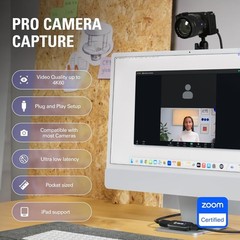 Elgato Cam Link 4K Compact HDMI Capture Card 10GAM9901 for Recording and Streami