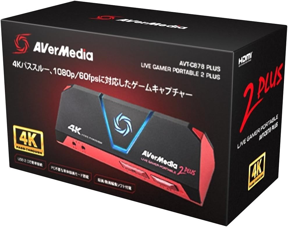 AVerMedia Live Gamer Portable 2 Plus AVT-C878 Plus DV478 macOS HDMI USB