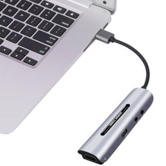 HDMI to Type C USB Capture Card Game Recording Box Video Live Streaming Loop Mic