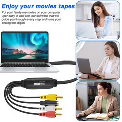 USB 2.0 Audio Video Capture Card S Video RCA to USB Digital Grabber Recorder …