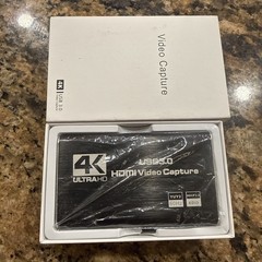 Capture Card Nintendo Switch, 4K HDMI Video Capture Card, 1080P 60FPS, HDMI to U