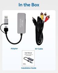 Professional VHS to Digital Converter with 4K HDMI Support – Effortless Setup