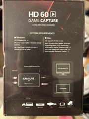 UCEC GAM LIVE HD60 USB 3.0 Video Capture Card 1080p60 4K30 PS5 Xbox Switch PC
