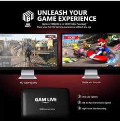 UCEC GAM LIVE HD60 USB 3.0 Video Capture Card 1080p60 4K30 PS5 Xbox Switch PC