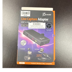 j5create JVA02 HDMI to USB-C Digital Video Capture Adapter w/ Power Delivery