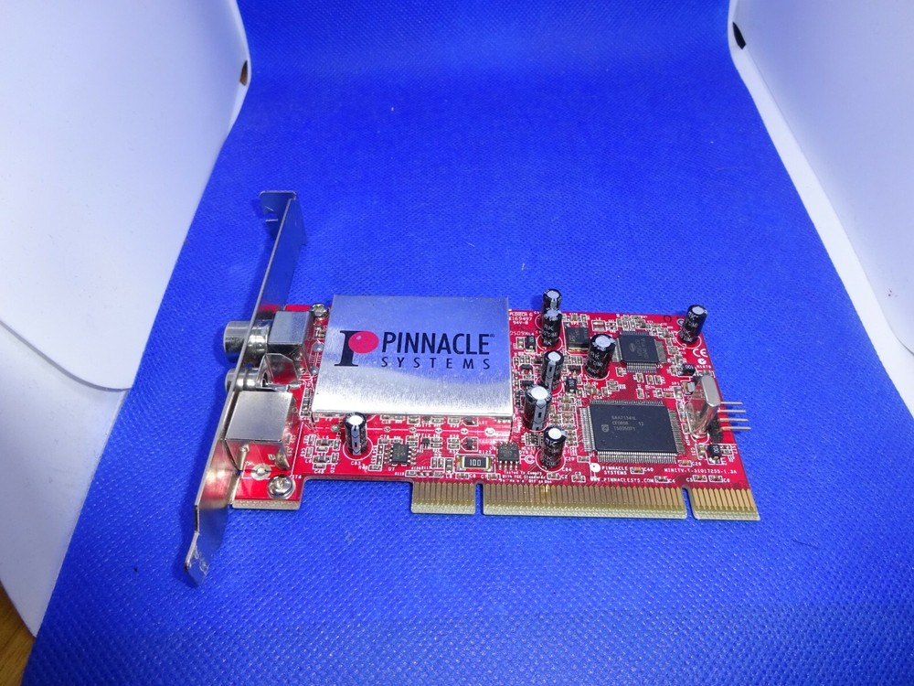 PINNACLE SYSTEMS MINITV-T-51017255-1 TV CARD PCI REV: 1.3A #GK775