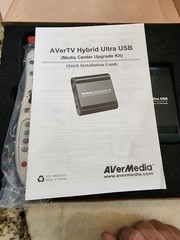 AVerMedia AVerTV Hybrid Ultra USB TV Tuner Capture Box Open Box Complete