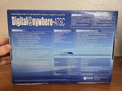 NEW MSI Digital@Anywhere-ATSC Hybrid TV Card J118