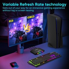 4K 60fps HDMI Video Game Capture and Passthrough Support HDR & VRR,1080P 120f…