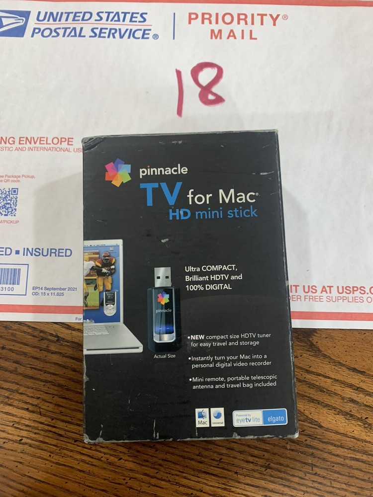 Pinnacle TV for Mac HD Mini Stick Ultra Compact Digital TV