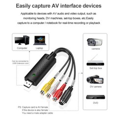 USB 2.0 Audio TV Video VHS to DVD VCR PC DVR HDD Converter Adapter Capture Card
