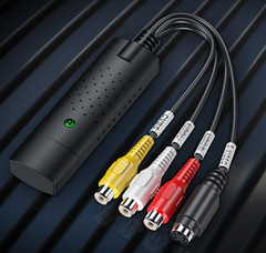 USB 2.0 Video Capture Card AV/S-Video to USB Adapter for Win/Mac/Linux