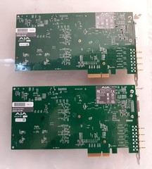 Pair of AJA Kona-3G-R0 Dual Link HD/SD PCIe HDMI Video Card
