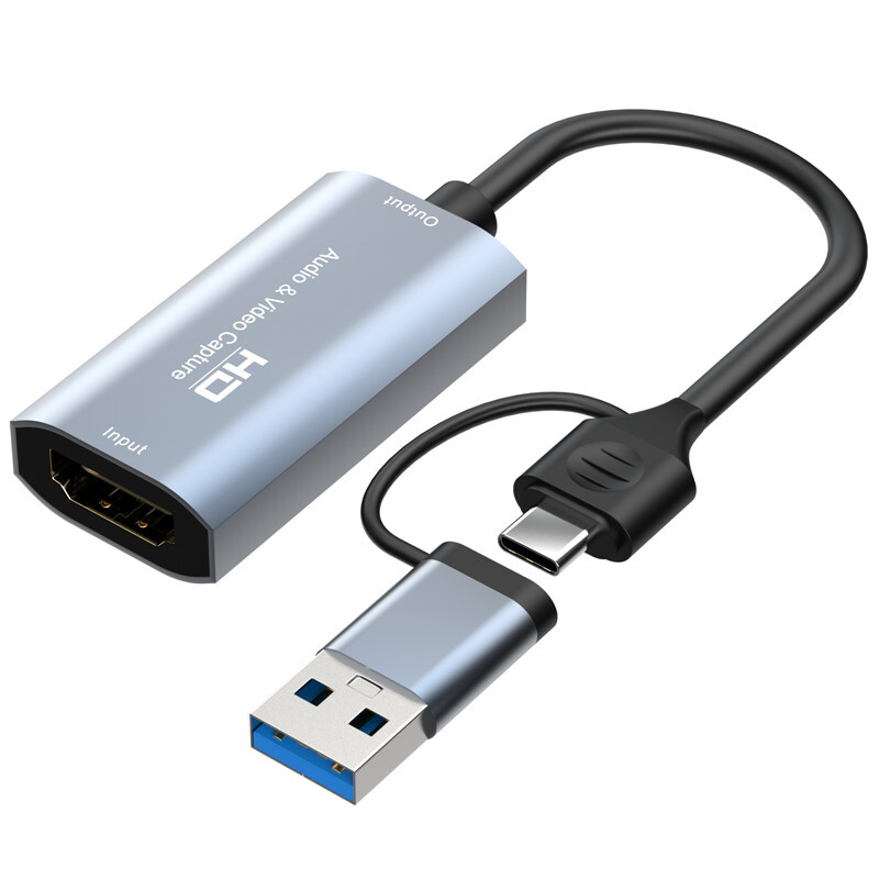 HD 1080P 4K HDMI To USB 3.0/Type C Video Capture Card Game Record Live Streaming