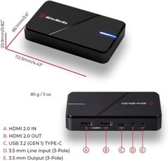 AVerMedia GC551G2 Live Gamer Extreme 3, Plug and Play 4K Capture Card for Gaming