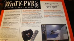Hauppauge WinTV PVR USB2 Personal Video Recorder Model 941