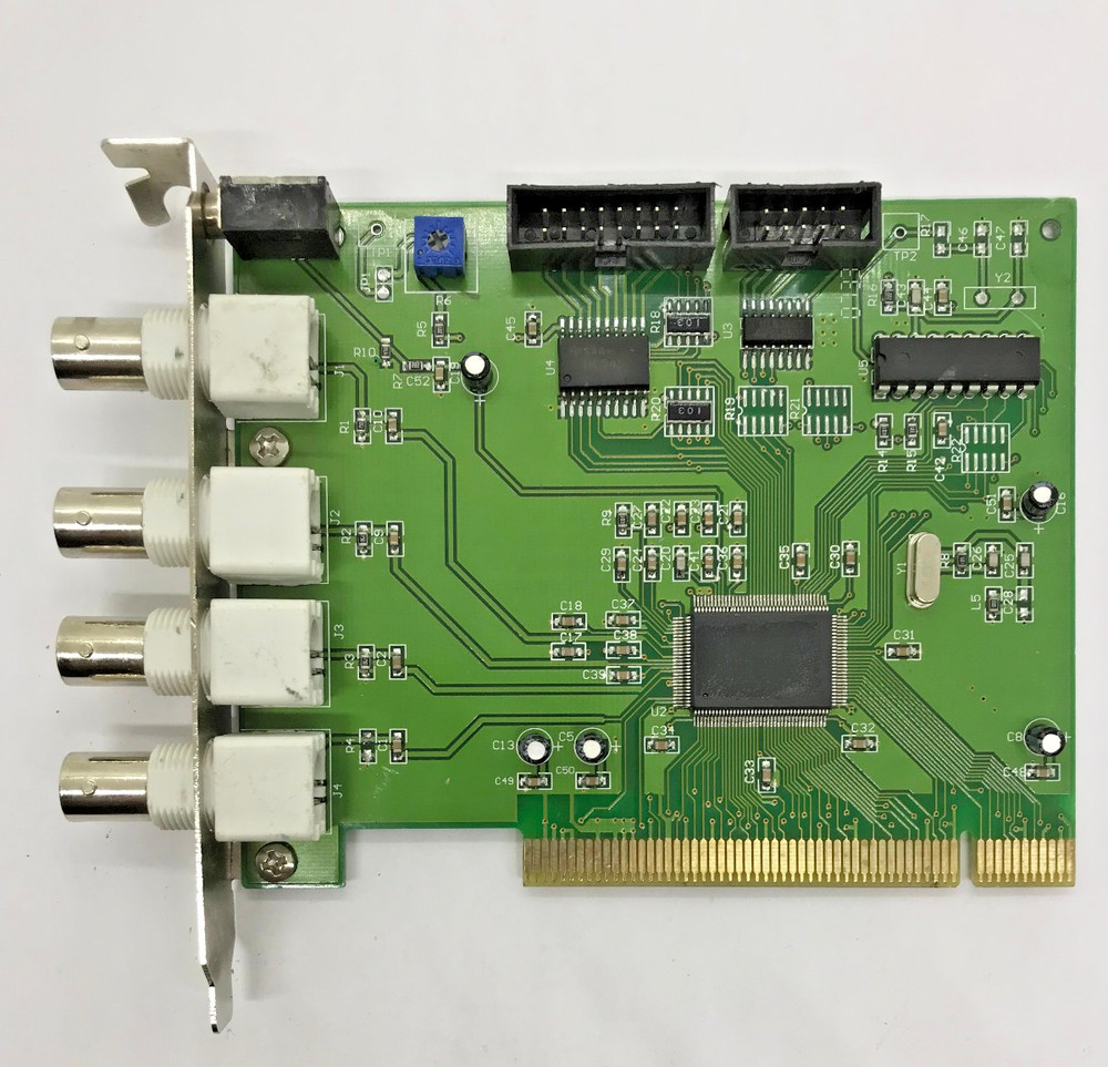 CONEXANT UCC4 FUSION 878A CCTV DVR 4xBNC Video Capture PCI CARD #GK12036