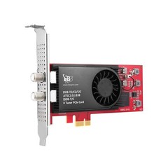 TBS 6209se DVB-T2/ C2/ T/ C/ ISDB-T Octa PCIe Digital TV Tuner Card for PC / …