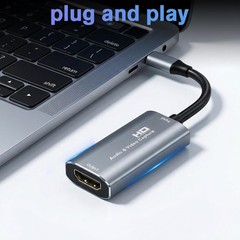 Tarjeta de captura de video, 4K USB3.0 HDMI a USB C para transmisión y juegos