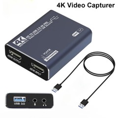 Video Capturer Card HDMI 4K 60Hz USB 3.0 1080P Live OBS Capturing Game Recorder
