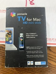 Pinnacle TV for Mac HD Mini Stick Ultra Compact Digital TV