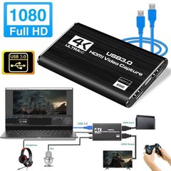 4K Audio Video Capture Card USB 3.0 HDMI Video Capture Device Full HD Recording
