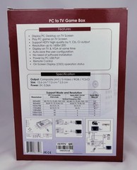 KWorld KW-PCTV-1600 VGA PC to TV Converter New Open Box PC To TV Game Box