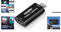 Real-Time 4K HDMI Video Capture Adapter – Perfect for High-Definition Recording
