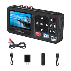 UR230A TF Analog CVBS RCA Svideo Camera USB Tape VCR VHS Capture Card Box MP3 Vi
