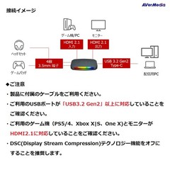AVerMedia Live Gamer Ultra 2.1 GC553G2 HDMI 2.1 4K 144Hz Capture New from Japan