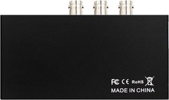Wiistar SDI Splitter 1×2 Supports SD-SDI, HD-SDI, 3G-SDI Support Black