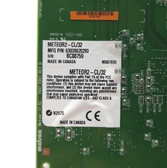 Matrox METEOR2-CL/32 Frame Grabber Card PCI 50MHz 2x Camera Link w/I/O Expansion
