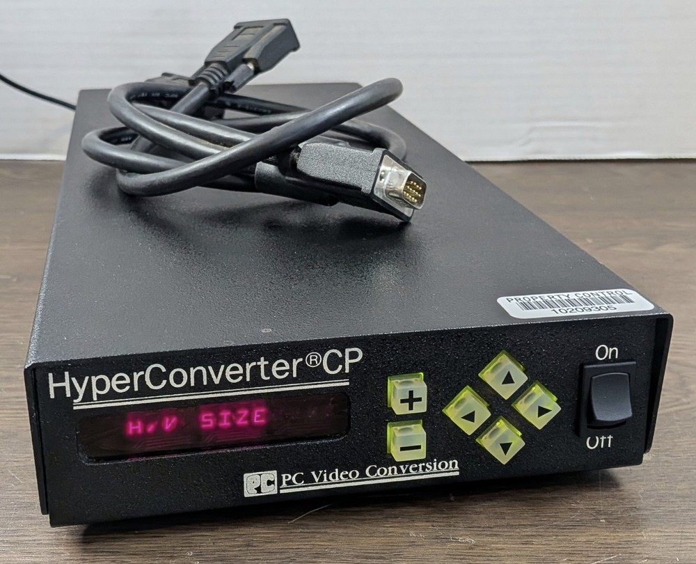 PC Video Conversion Corp – HyperConverter CP – 1995 v6.0 w/ Power & Video Cords