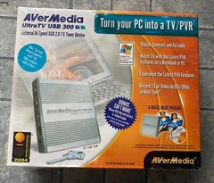 AverMedia Ultra TV USB 350 PVR TV Tuner Record To DVD-Turn PC Into a TV