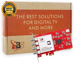6909X DVB-S/ S2/ S2X 8 Tuner PCI Express Digital Satellite TV Card for Live TV