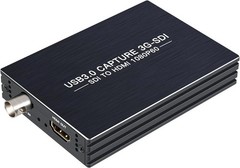 SDI Capture Card USB 3.0, 1080P 60FPS Video Audio Capture Device with HDMI Lo…