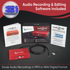ClearClick Audio to USB 2.0 (Second Generation) Audio Capture Device Card Cable