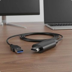 AV Interface to Universal Serial Bus AV Interface Input Adapter Card Wide