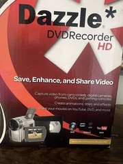 Dazzle Pinnacle DVD Recorder HD USB Video Converter Capture Enhance Digital