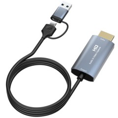 HD 1080P HDMI To USB 3.0/Type C Video Capture Card Cable For Game Live Streaming