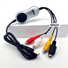 USB 2.0 Video Capture Card AV CVBS Video Converter Recorder To PC Win7,Win10