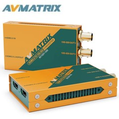 AVMATRIX SC1112-12G 12G-SDI to 4K-HDMl Broadcast Converter 4K 60HZ USB Type-C
