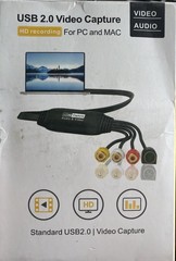 USB 2.0 Video Capture HD Recording For PC And MAC NWT