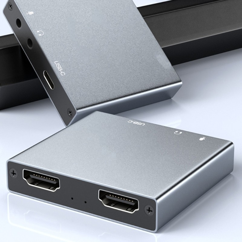 Durability Aluminum USB3.0 HDTV Video Capture Card 4K 30Hz For PC And Office Use