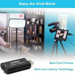 HDMI to USB2.0 Video Capture Card 1080P Recorder Phone Game/Video Live Streaming