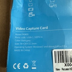 Video Capture Card USB/USB-C/HDMI 1080p 60hz Streaming Compatible Mac Switch PC