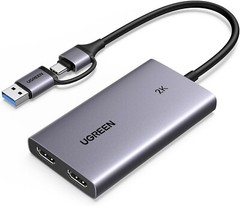 Compact 2K HDMI Capture Card with 4K Passthrough for Content Creators & Gamers